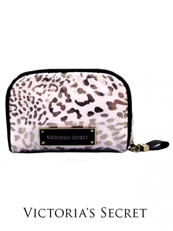 secretpouch,retortpouch better me authentic victoria"s secret leopard cosmetic pouch
