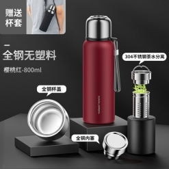 INSTOCK 800ML STAINLESS STEEL THERMOS WITH CUP