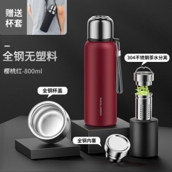 INSTOCK 800ML STAINLESS STEEL THERMOS w CUP