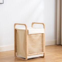 INSTOCK BAMBOO LAUNDRY BASKET
