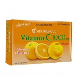 Suplemen Kesehatan Vitamin 1000mg Sweet Orange 6Sachet @4g