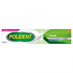 POLIDENT Strong Hold Up to 12 hrs Fresh Mint Denture Adhesive Cream 60g