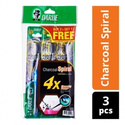 DARLIE Buy 2 Get 1 Free Charcoal Spiral 4x Cleansing Power Better Cleaning Effect 