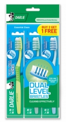 DARLIE Buy 2 Get 1 Free Dual Level Bristles Cleans Effectively 
