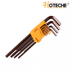 HOTECHE 9PCS EXTRA LONG HEX KEY SET WITH BALL END