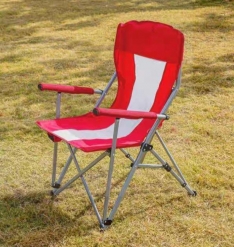 XW-001 FOLDABLE CAMPING CHAIR 45X54X92CM (MIXED COLOR)