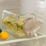 Fridge Juice Dispenser Glass 3L